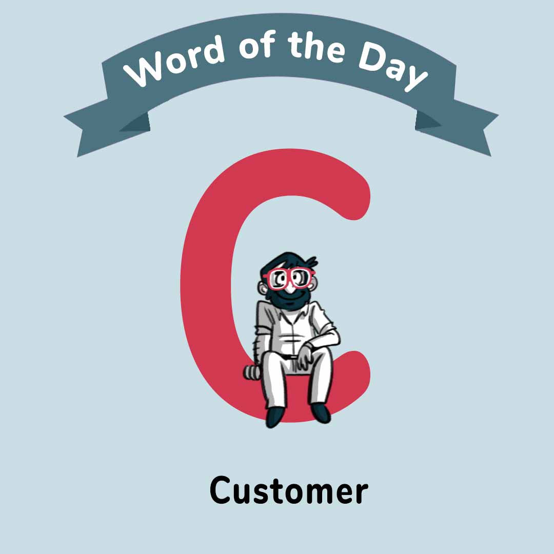 TDF_Academy's tweet photo. #Wordoftheday

🎯 #Customer ↔️ In sales, commerce and economics, a customer is the recipient of a good, #service, #product or an idea - obtained from a seller, vendor, or supplier via a financial transaction or exchange for #money or some other valuable consideration.

#elearning https://t.co/TMmhUyzELm
