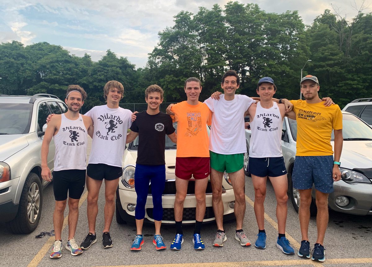 Vilardo_TC's tweet photo. Well after a disappointing cancellation the team had to pivot. The boys ran a 5k on the track, giving it their best effort in lieu of the planned race:       🥇Isaac Bentz 15:37
🥈Andrew Vilardo 15:58
🥉Ben Iovino 16:41
Drew Warren 17:02
Henry Streib 17:06
Peter Gordillo 18:42 https://t.co/z6LBQFKz9M