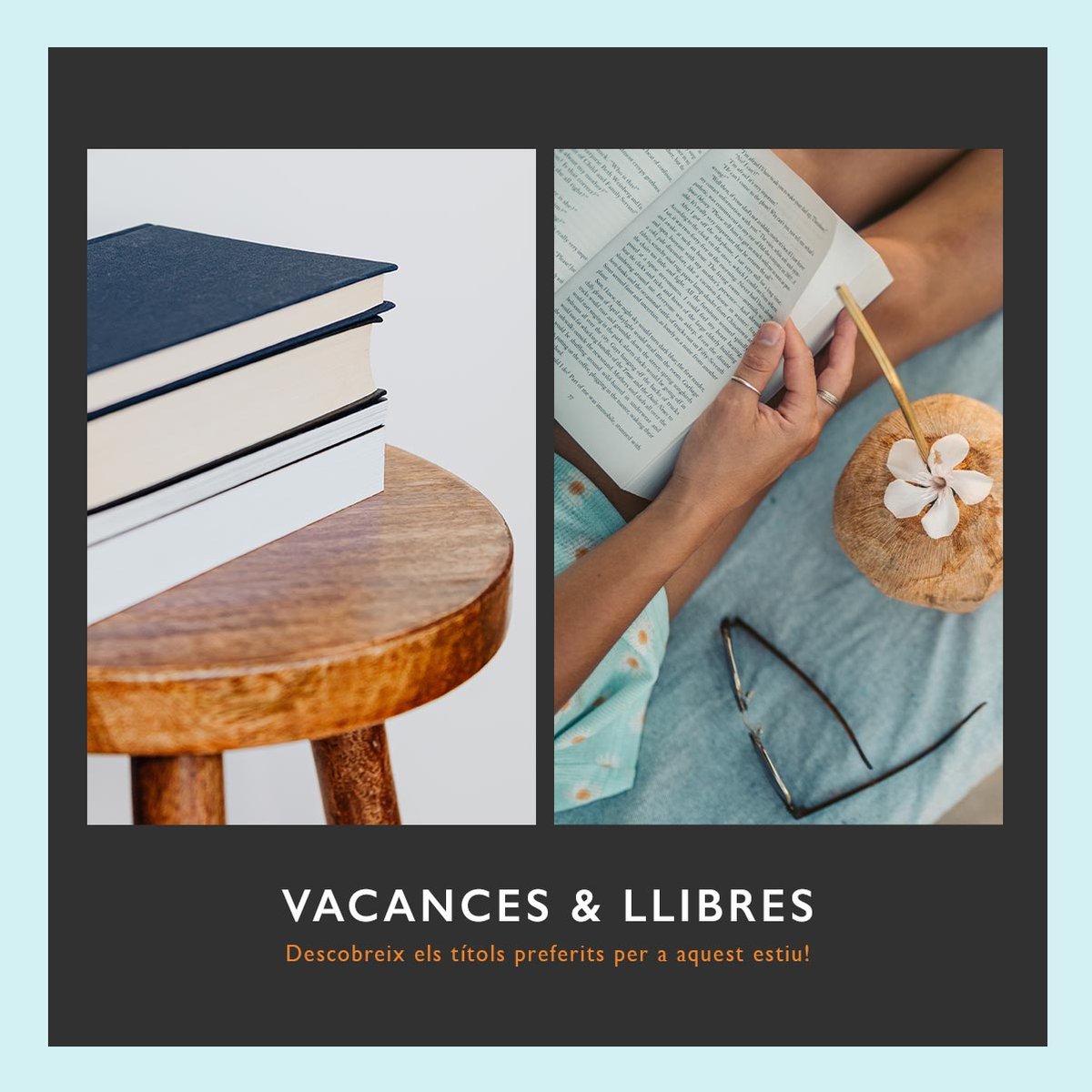 Aprofita les vacances per a endinsar-te al món de la literatura! Troba aquí els títols més interessants per a tu i els teus fills:

🔸STARBOOKS BCN
🔸 TRES PARAGUAS
🔸 COPISTERIA PELEGRÍN

#lectura #literatura #llibreriagava #jocomproacasa #wowgava #gava⁠