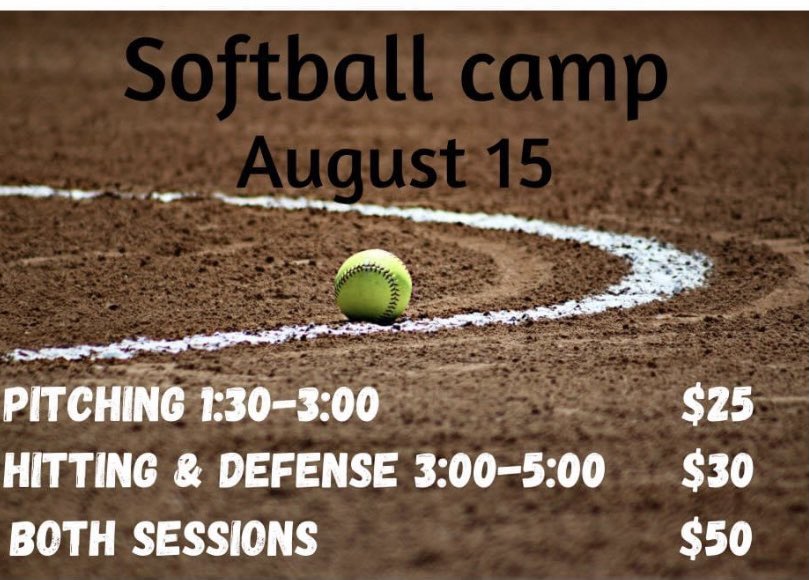 Morse Baseball Academy on Twitter "Softball camp is tomorrow. If you