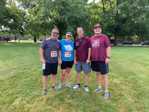 SCWestPrincipal's tweet photo. Great way to start the day! 5k with the best admin team around! Thanks for hosting @scwtrack and @FleetFeetSports #ItsAGreatDayToBeAWarrior #WeFinished! #CrossCountryIsLegit https://t.co/WpHDGPS2Yy