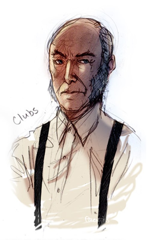 Se busca a: 

꧁Clubs꧂

Parte de la Banda de Kelsier

Brumoso Ahumador.

Oculta a quienes lo necesiten del Ministerio de Acero en su taller de carpintería.

© del dibujo a: Gondariel