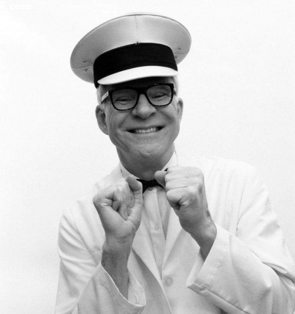 Happy Birthday to Steve Martin who turns 76 today!  Photo by Mark Seliger. 