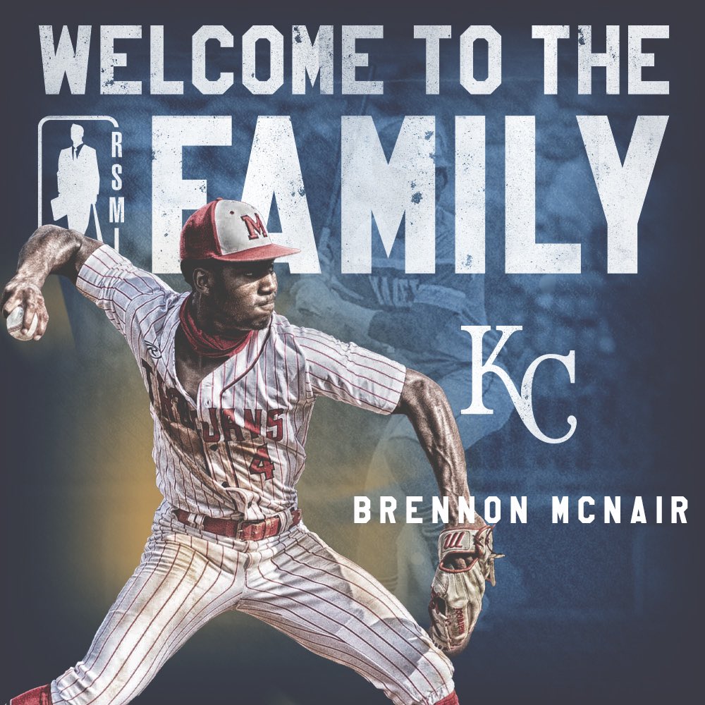 Equity Baseball on Twitter "Drafted by the royals brennon_mcnair had