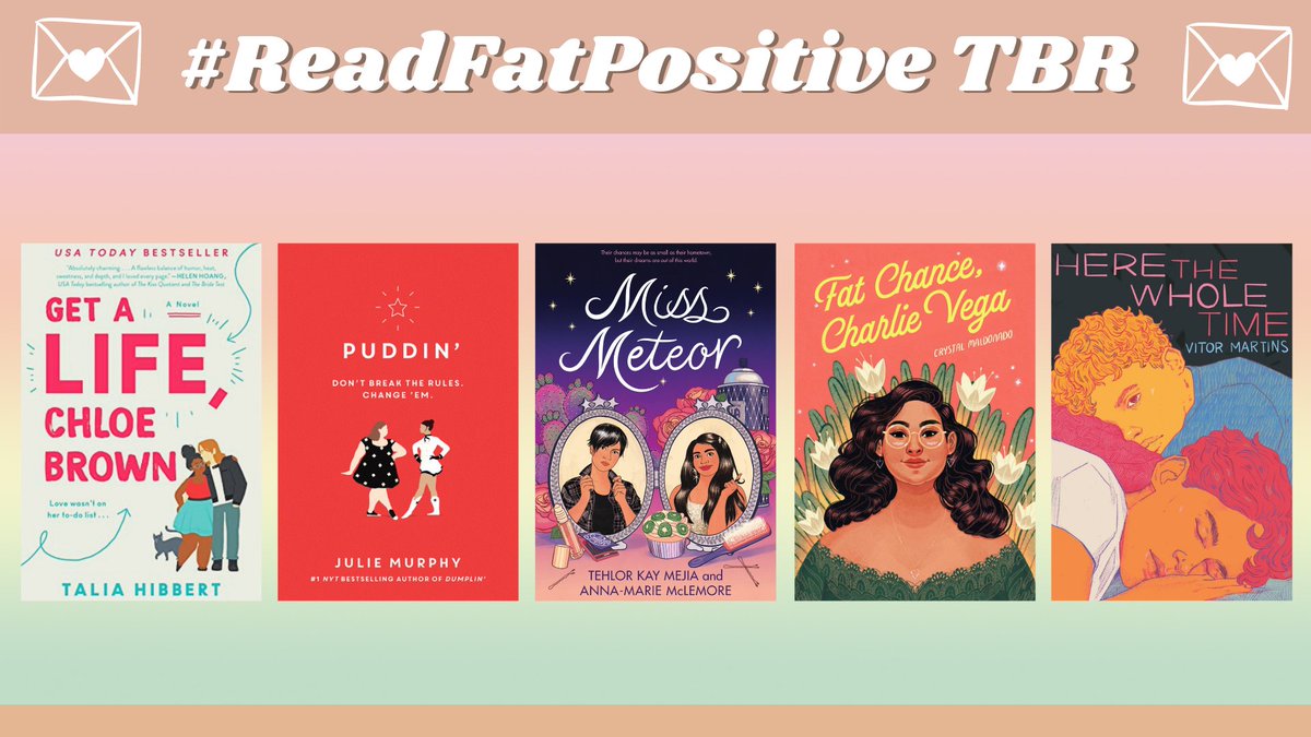 bookcheshirecat's tweet photo. So excited for the second round of #ReadFatPositive!! Here is what I have on my (slightly overambitious) TBR 💗🥰 https://t.co/4rIhtznKlU
