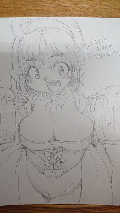 日付変わっちゃったけど今日の練習(おかわり再び)

リビエラドレスって言ったら、やっぱり酒場のウェイトレスだよね! 