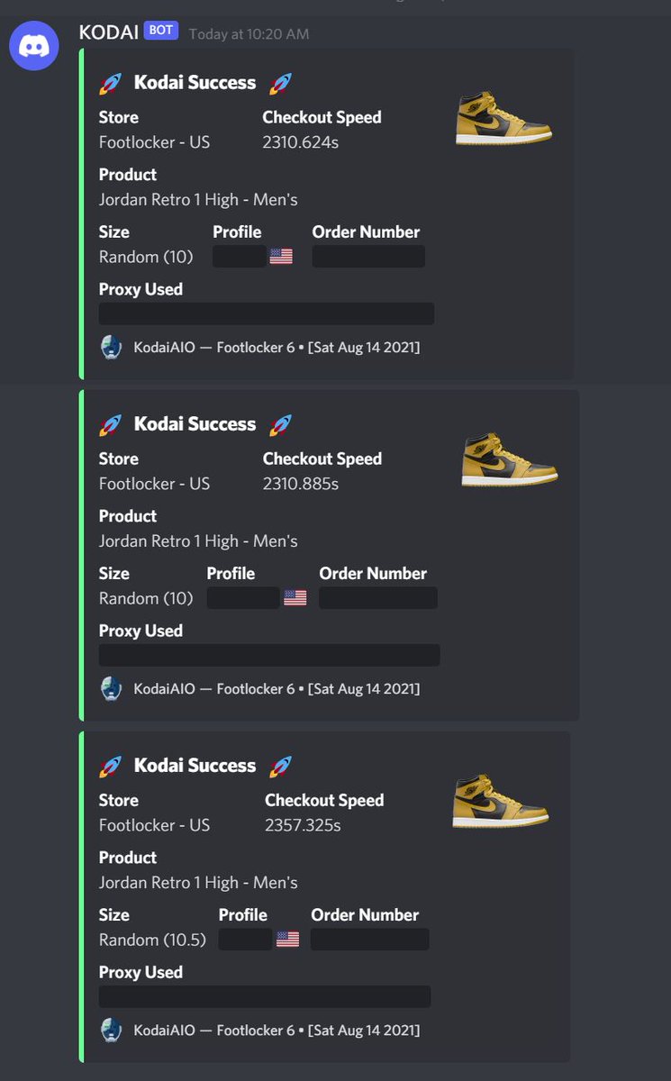 Nickyy_Barnes's tweet photo. Some fun stuff

thanks to,
🤖 - @KodaiAIO @ESnkrsRaffleBot 
🎉 - @PulseAIO @HollowEdu 
⚡️ - @PureProxies @Leafproxies 
🖥️ - @grailservers 
🧑‍🤝‍🧑 - @Perc30FNF https://t.co/uh2jsXUNVO