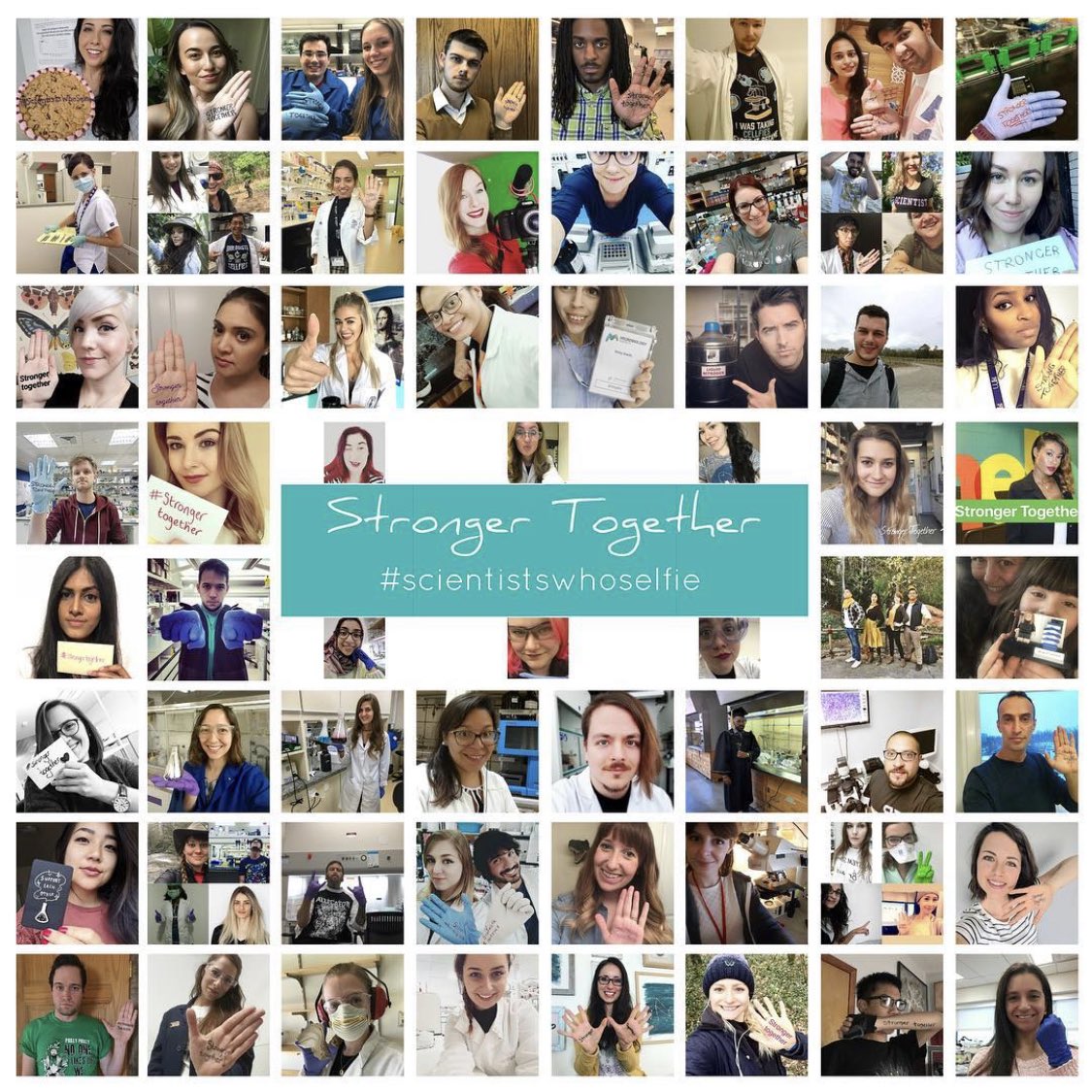 We are #StrongerTogether

<a href="/TScicommunity/">The SciCommunity</a> 💙✨💚