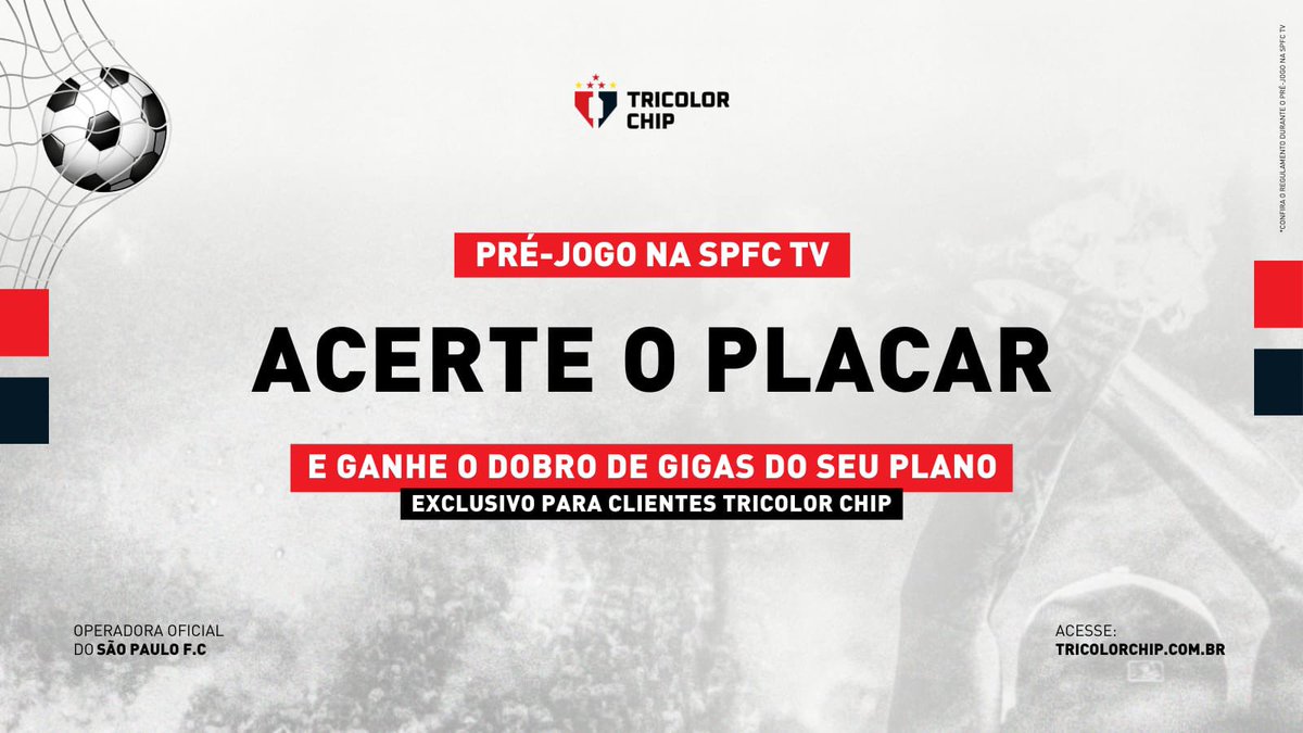 SPFC - HOJE TEM JOGO IMPORTANTE DO TRICOLOR, APOSTE NA PIXBET E GANHE ATÉ  12$, CLIQUE NO LINK