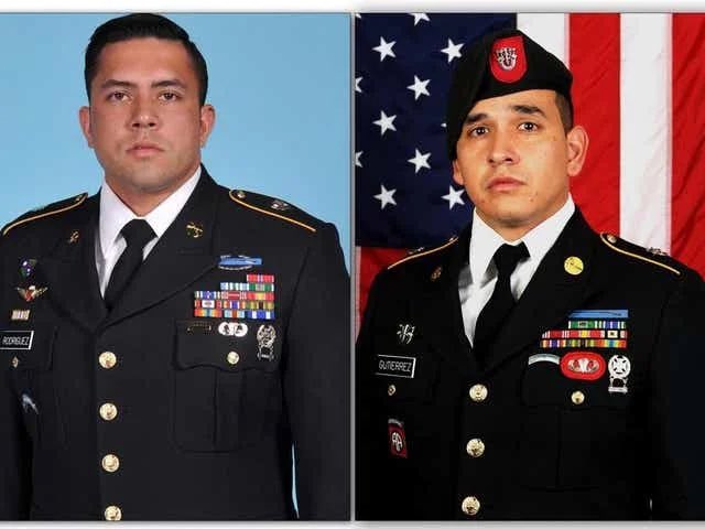 EmpireFiles's tweet photo. Who will be the last to die in a war without purpose? Current title holders are SFC Javier Gutierrez &amp; SFC Antonio Rodriguez killed 2/8/2020—in true symbolic fashion—in insider attack by Afghan soldiers they were training. Rodriguez had previously deployed to Afghanistan 10 times https://t.co/t3xB9s4CkP