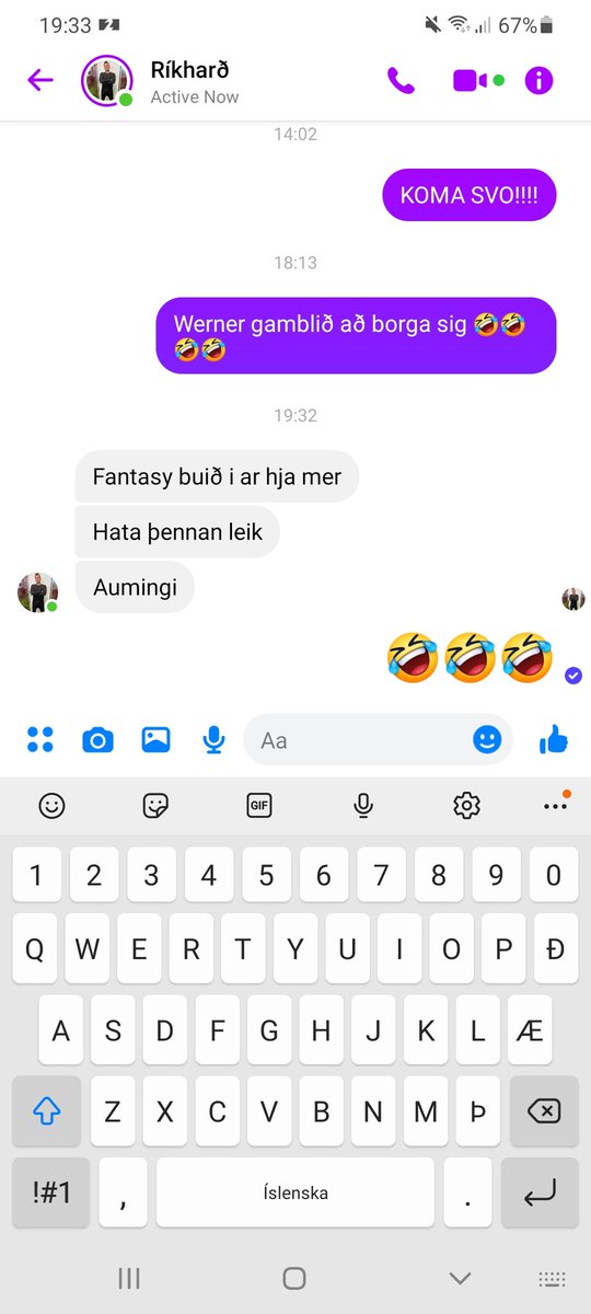 Auddib's tweet photo. Rikki á föstudegi: Ætla að gambla á Werner. Lukaku ekki með og það er ekki eins og menn hætti bara að kunna spila fótbolta!

Rikki á laugardegi 👇 https://t.co/sUZ2AADyl1