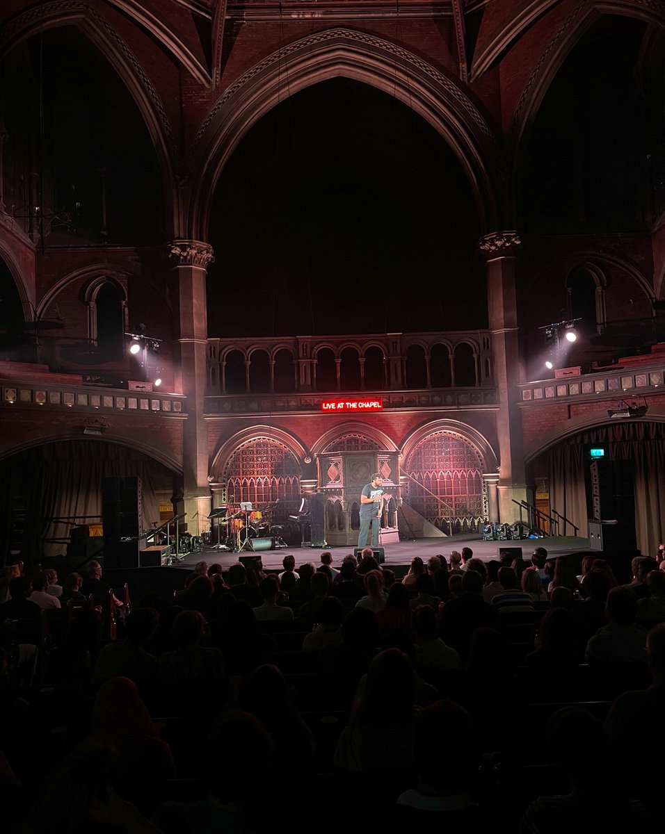 LATchapel's tweet image. Sooooo good to be back @UnionChapelUK for our first show since March 2020! Thanks so much to the all incredible @suziruffell @sophiedukebox @andrewismaxwell @BridgetChristie &amp;amp; @MrNishKumar 💝🙌
