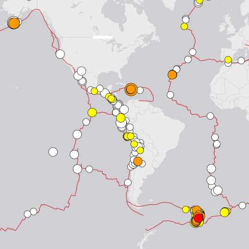 SeismoSue's tweet photo. In the past 2.5 weeks we've had a M8.2 in Alaska, a M8.1 in the South Pacific, and a M7.2 in Haiti.  A thread 1/ https://t.co/iYqC3akkXb
