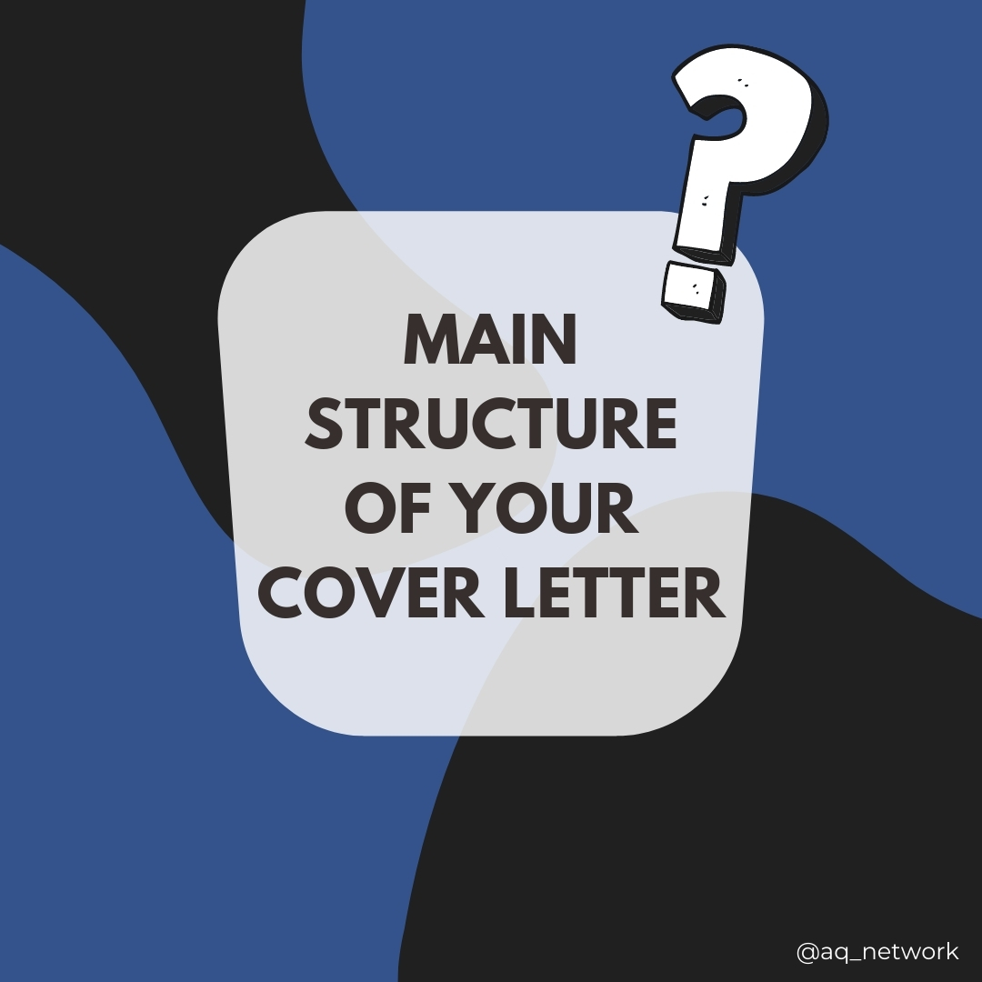 aq_network's tweet photo. It's important to have a proper structure for your cover letter - it lets the hiring manager know relevant information with regard to your interest in their company and the specific role. ✨ https://t.co/eecFkvGElr #aqnetwork #coverletter #jobs #careercounselling https://t.co/x02KGTE9Ue