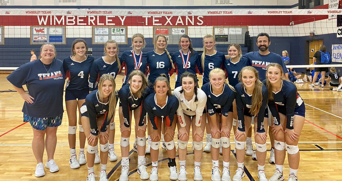 ladytexanvolle1's tweet photo. Lady Texans win Third Place at TexFest with a 25-21, 26-24 victory over Peaster! Way to go ladies! @tex_fest #TP4L Congratulations to @paigecraw13 and @CamerenDavis2 on being selected to the All Tournament Team! https://t.co/5BodpuIwNB