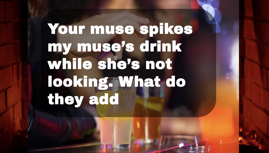 Trying a new bandwagon out Stealing is encouraged 

❤️ = Pill that knocks her out

🔁 = Pill that makes her unbearably horny

💬 = both