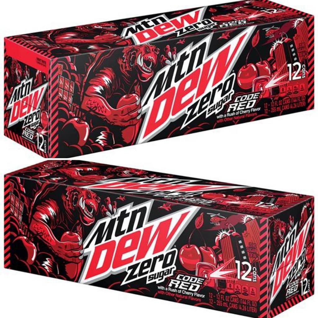 Candy Hunting Aha Turns Out I M Blind And Mtn Dew Code Red Zero Sugar Is Very Much Up On Hy Vee S Website The Soda Is Not Out In Stores Yet But