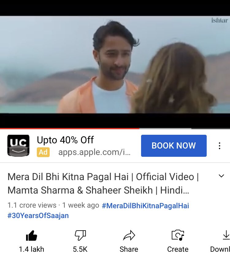 RanjitaBadhiya's tweet photo. @ShaheerBirdieFC @Shaheer_S @mamtamuzik Mera Dil Bhi Kitna Pagal Hai Feast
Par Saamne Jab Tumβ¦.
#ShazzyShahturday #SBFCWeekendActivity #ShaheerSheikh #MeraDilBhiKitnaPagalHai #IshtarMusic #Sbfc @Shaheer_S @mamtamuzik @ShaheerBirdieFC https://t.co/Tn1ruKBTHj