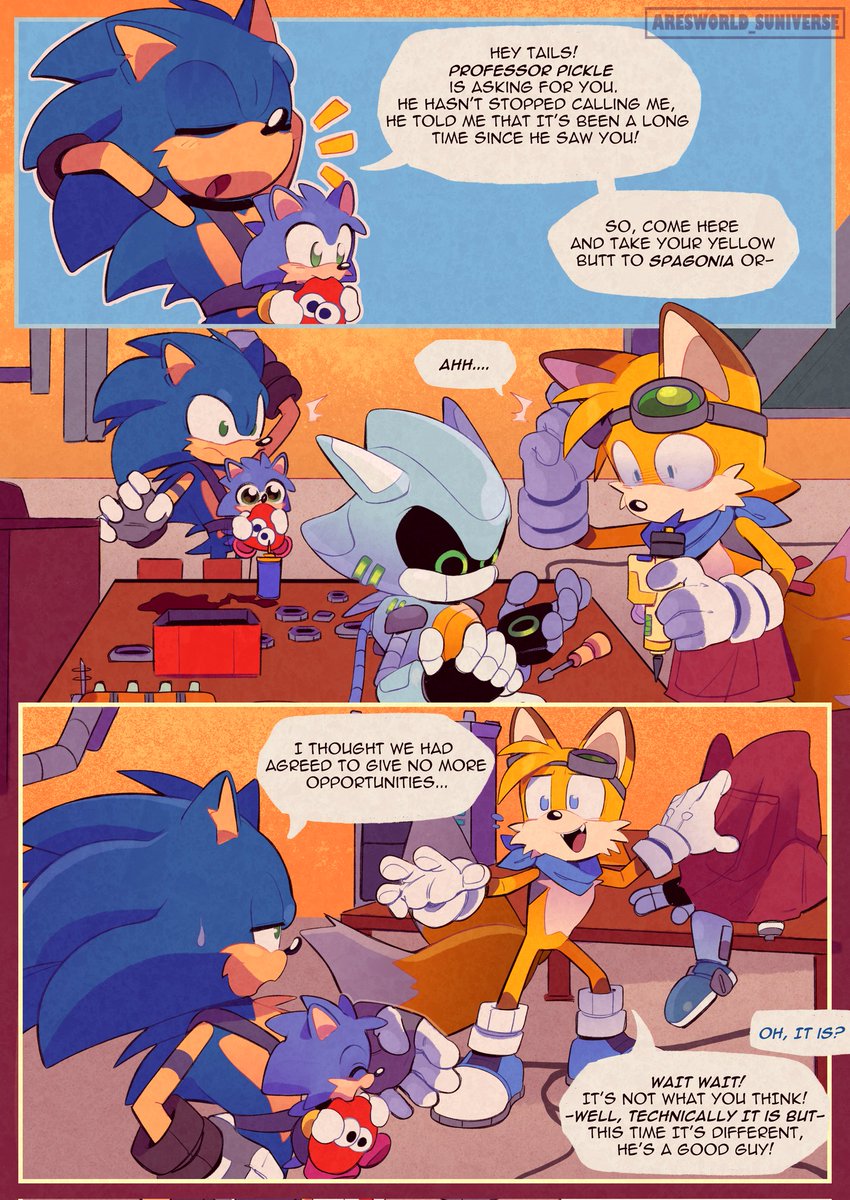 "Lite's first steps" ⭐
Mini comic TNL no.3 💥
#SonicTheHedgehog 