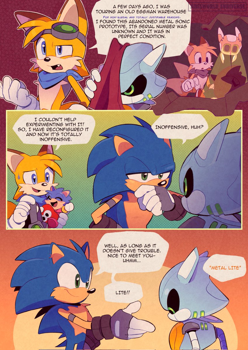 "Lite's first steps" ⭐
Mini comic TNL no.3 💥
#SonicTheHedgehog 