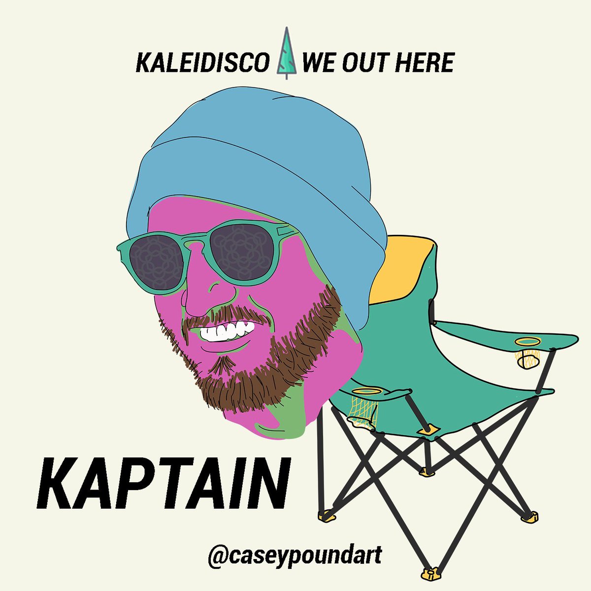 wohcollective's tweet photo. ARTIST HIGHLIGHT - CAMP DISCO 4
————————————
Artwork by the amazing @Pound_n_veg 

Introducing - KAPTAIN @KodyKirby 

Kaptain, your favorite DJs favorite DJ! A crucial member of the @thekaleidisco squad, this guy has laid down some of the all time great silent disco sets. https://t.co/GRz1SrBMYP