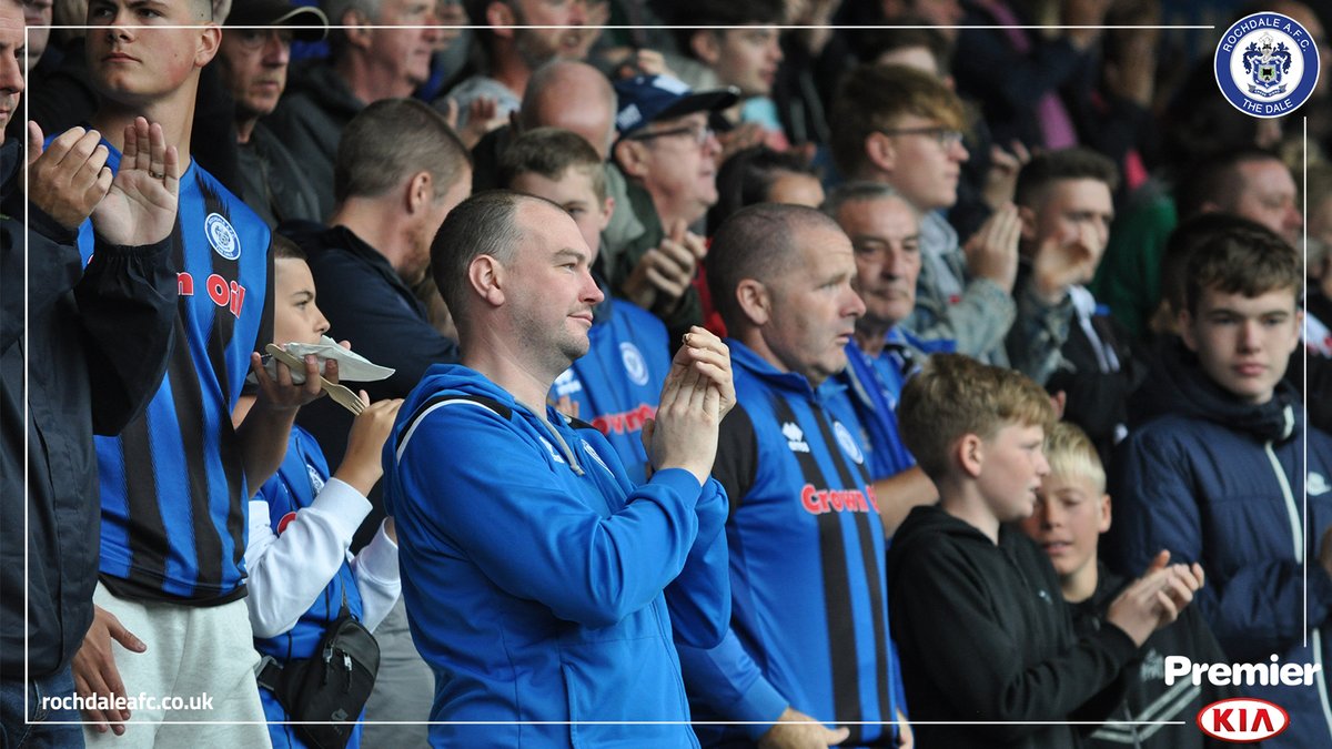 officiallydale's tweet photo. Thank you for your fantastic support today, Dale fans 👏

#RAFC https://t.co/ucwVPo1LsD
