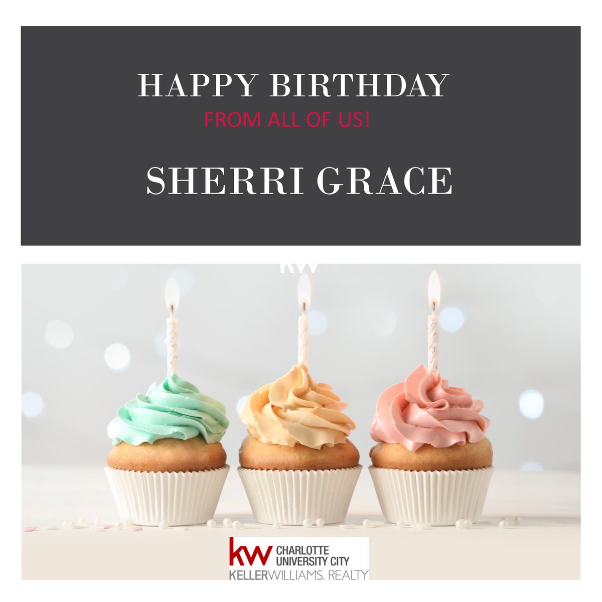 KWCLT's tweet photo. Wishing you all the best on your birthday, Sherri Grace! Have a wonderful day! 🎉 https://t.co/08GmpFOitk