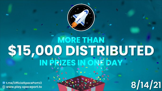 DegenFloki's tweet photo. @CoinTigerEX @Ivg_Finance @SpacePortCoin

SpacePort paid more than $15,000 in prizes!

Only 3 weeks after game launch! https://t.co/Rv1g9QfHmF