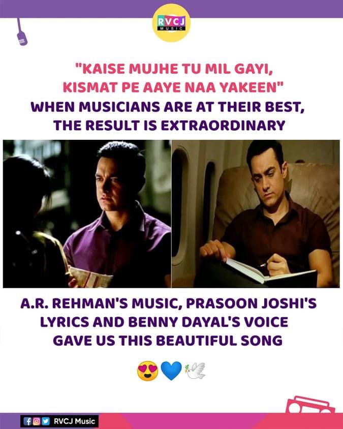 This song 😍
#kaisemujhetummilgayi #ghajini #aamirkhan #asin #bennydayal #arrahman #prasoonjoshi #bollywood #bollywoodsongs #hindisongs #rvcjmovies