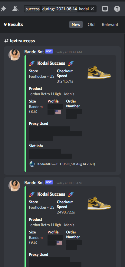 Levi_S3nP4i's tweet photo. About 27-30 checkouts on today's Jordan 1 Pollen Release🐝S/O @wrathsoftware @KodaiAIO &amp; @MEKRobotics for popping off!

G👑: @StepBroACO @TheNorthCop @forbiddengroup @polarchefs @CarbnIO @Soleus 

P🌐: @PortalProxies @mushroomproxy @SpaceProxies @Leafproxies @UnknownProxies https://t.co/i4BzRkuEAv