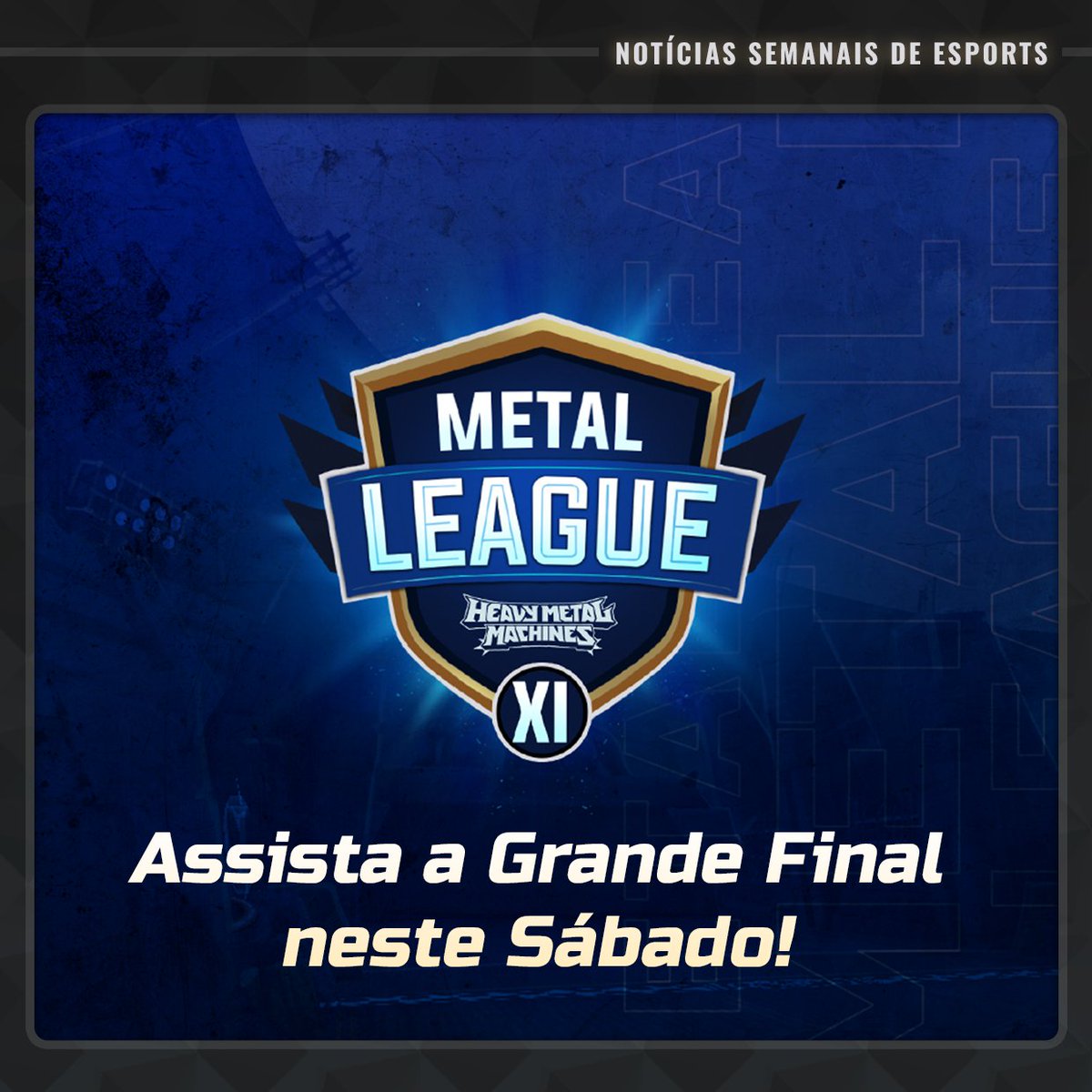 PlayHMM_BR's tweet photo. Estamos AO VIVO com a Disputa de terceiro lugar do METAL LEAGUE XI: https://t.co/aLyYhOrtJ5 Logo mais tem a Final!!! #esports https://t.co/0JrZjgh95F