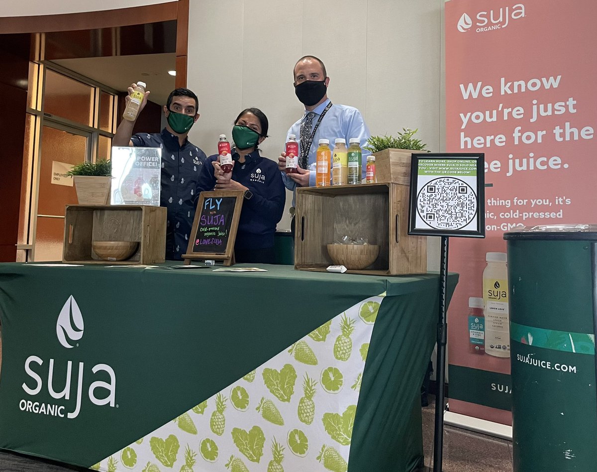 August is National Wellness Month!   We are excited about @SujaJuice in our DEN United Club. These products are refreshing and delicious. #coldpressed #allthejuice @jwartner8 @AllisonBudd2 @jonathangooda @jenny_connett @KevinMortimer29 https://t.co/s6gsJ1LW0g