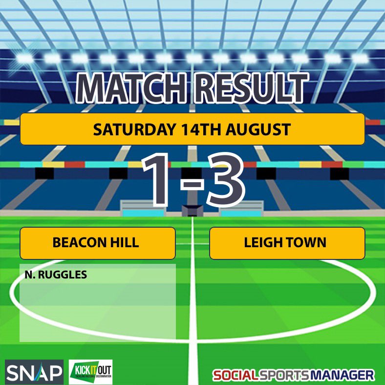 Unfortunately the result wasn’t the one we wanted, but definitely a few positives to take from the game. 

Yet another great battle between the two teams which there always is. 

Hats off to @LeighTown1st for the result and good luck for the rest of the season 

@EOFL 
#UpTheHill