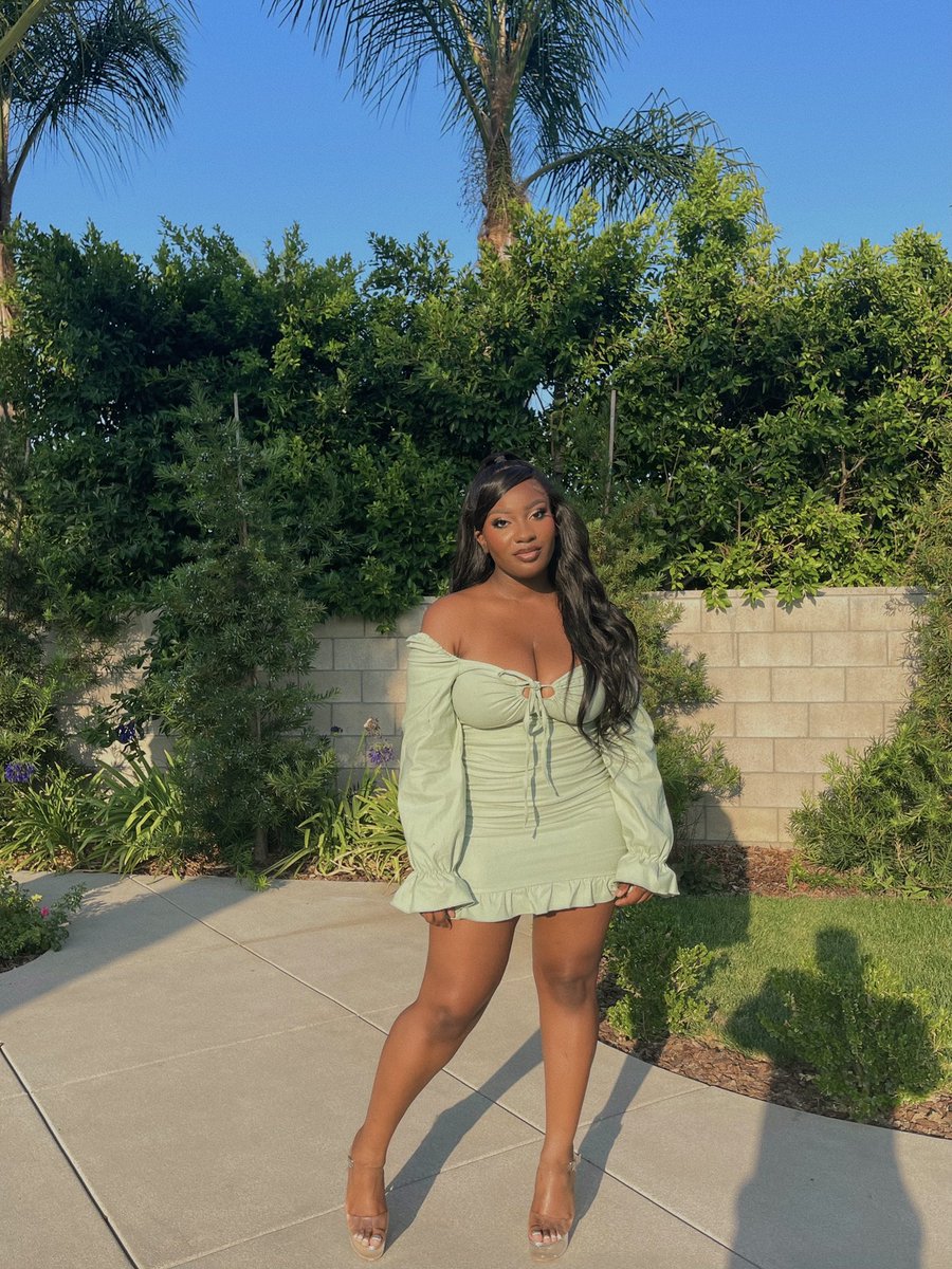 darkskin girls in sage green