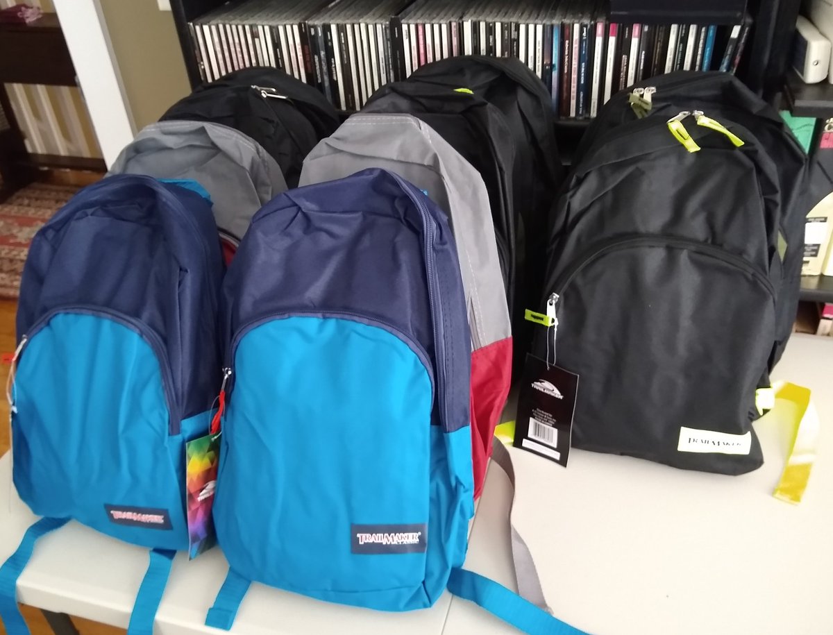 Ten more bags of school supplies for our young residents -- out the door tomorrow. <a href="/NATCACharitable/">NATCACharitable</a> #FirstWard