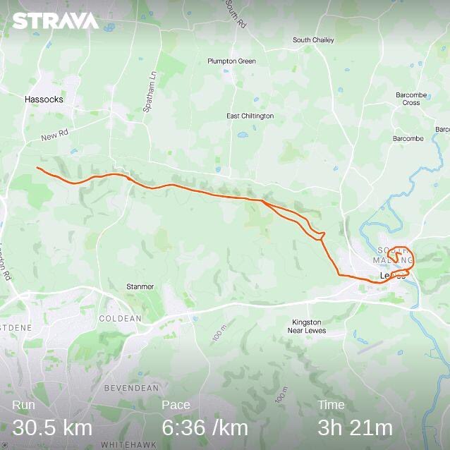 EmKate2's tweet photo. Another 30km run done this morning, followed by a hilly 10km walk 😊👍 getting as many miles in the legs as I can! 4 weeks until 50km for @ProstateUK #ultratraining https://t.co/QAJ2dGwKJt