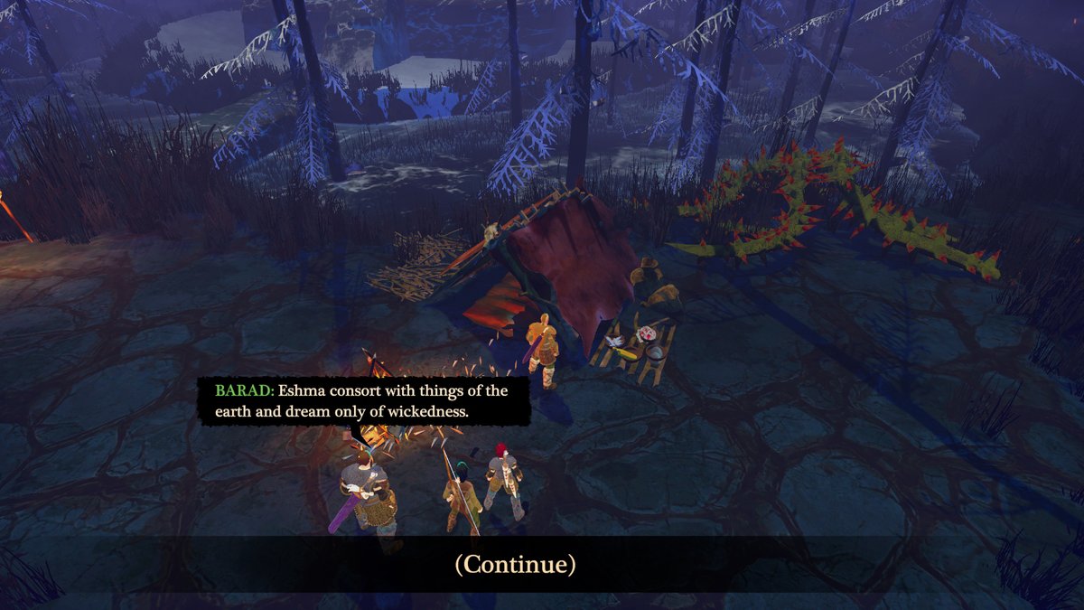 TheWayOfWrath's tweet image. Barad is not very fond of Shamans who break away from tradition. #screenshotsaturday #videogames 

Wishlist #thewayofwrath on #steam:
💫store.steampowered.com/app/969330/The…

#rpg #indiegamedev #indiegames