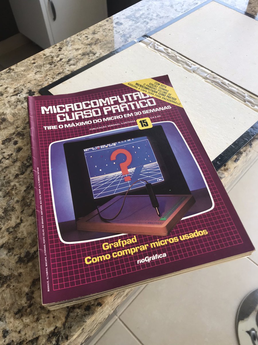 anl_geek's tweet image. Achei isso hoje na casa da minha mãe. Minha primeira coleção de Informatica (1986). 35 anos aguardando para ser encadernada.