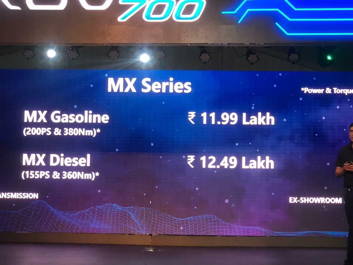 CarBHP01's tweet photo. 200 PS in just 12 lakhs. 
Bye bye Fortuner and Endeavour. 
#MahindraXUV700 https://t.co/nN66uzHFc2