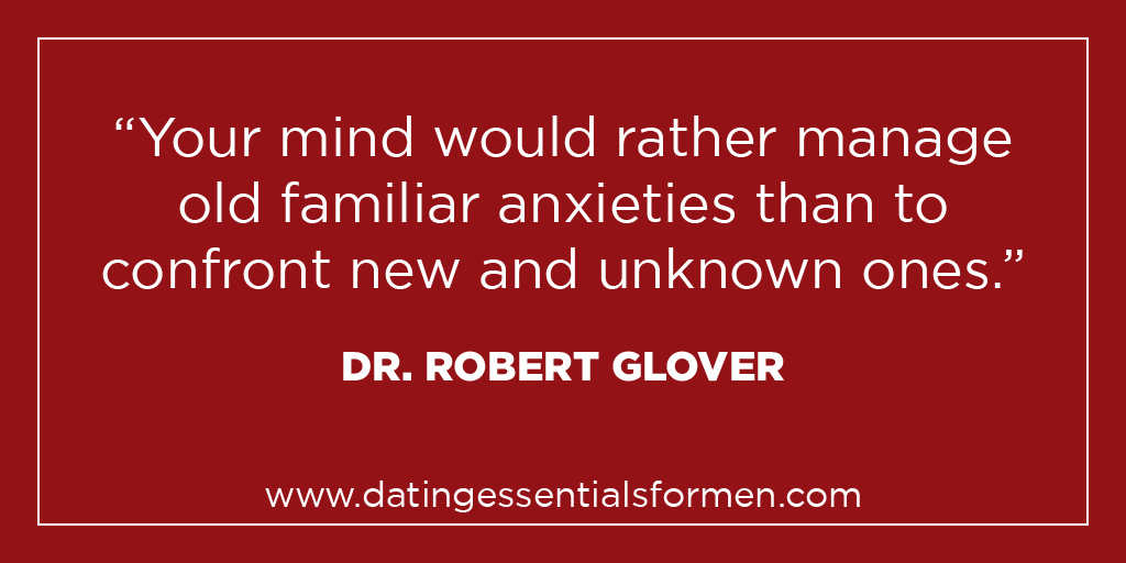 "Your mind would rather manage old familiar anxieties than to confront new and unknown ones." - Dr. Robert Glover

#SaturdayThoughts #DatingAdvice #DrGlover  #Mind #TheUnknown 

datingessentialsformen.com/?ref=T210814-1…