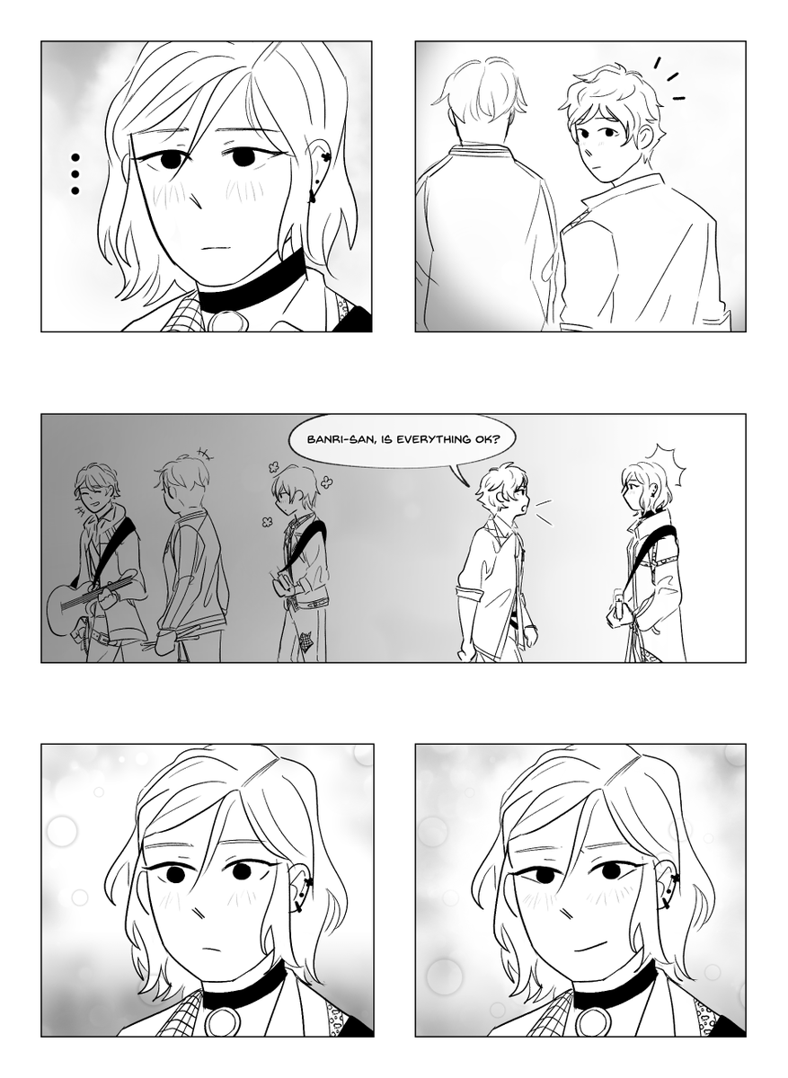Day 3: Band
late submission!! this was a collab w/ @catboytsuzuru who wrote the scene and <a href="/saltmilea/">salt / sami ★</a> who helped me sm with the comic. please enjoy!!!
#bantenweek2021 (1/2)