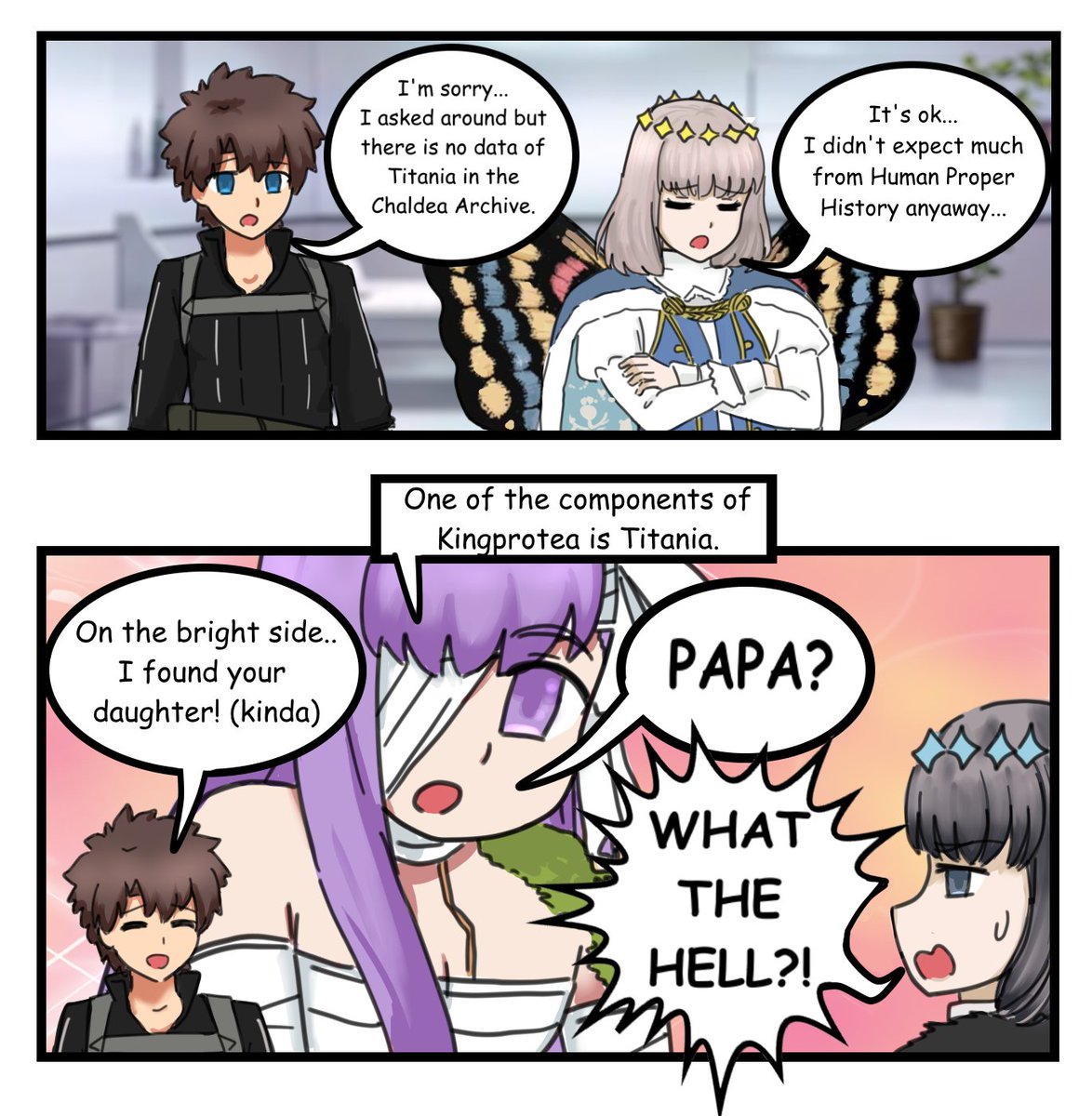 He didn't find his wife but... #FGO6周年 #Oberon 