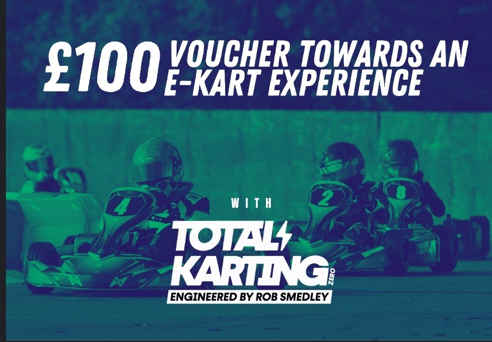 MissMotorsport's tweet photo. https://t.co/1172I9ekHG
A great raffle prize donated by Total Karting Zero engineered by Rob Smedley #motorsport #racing #ukmotorsport #karting #electricmotorsport. Follow the link to get involved https://t.co/fDSajgqwX5