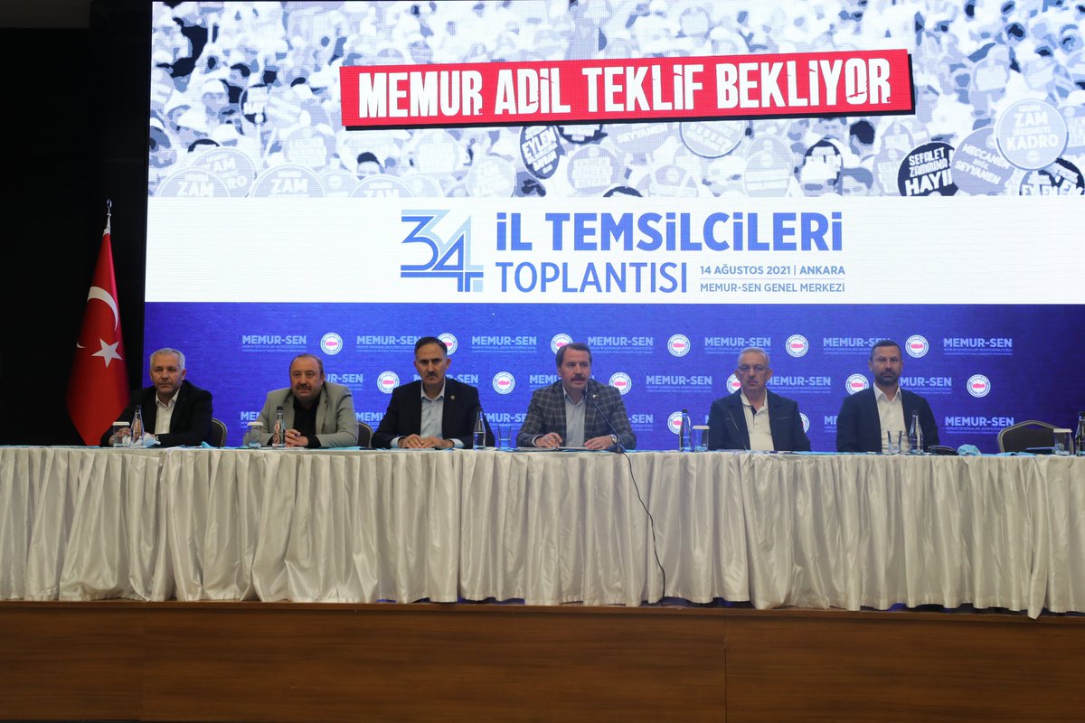 MemurSenKonf's tweet photo. Memur-Sen 34. İl Temsilcileri Toplantısı, 6. Dönem Toplu Sözleşme gündemiyle Memur-Sen Genel Merkezinde başladı.

#MemuraAdilTeklifGelmeli https://t.co/w0t5lHPRRf
