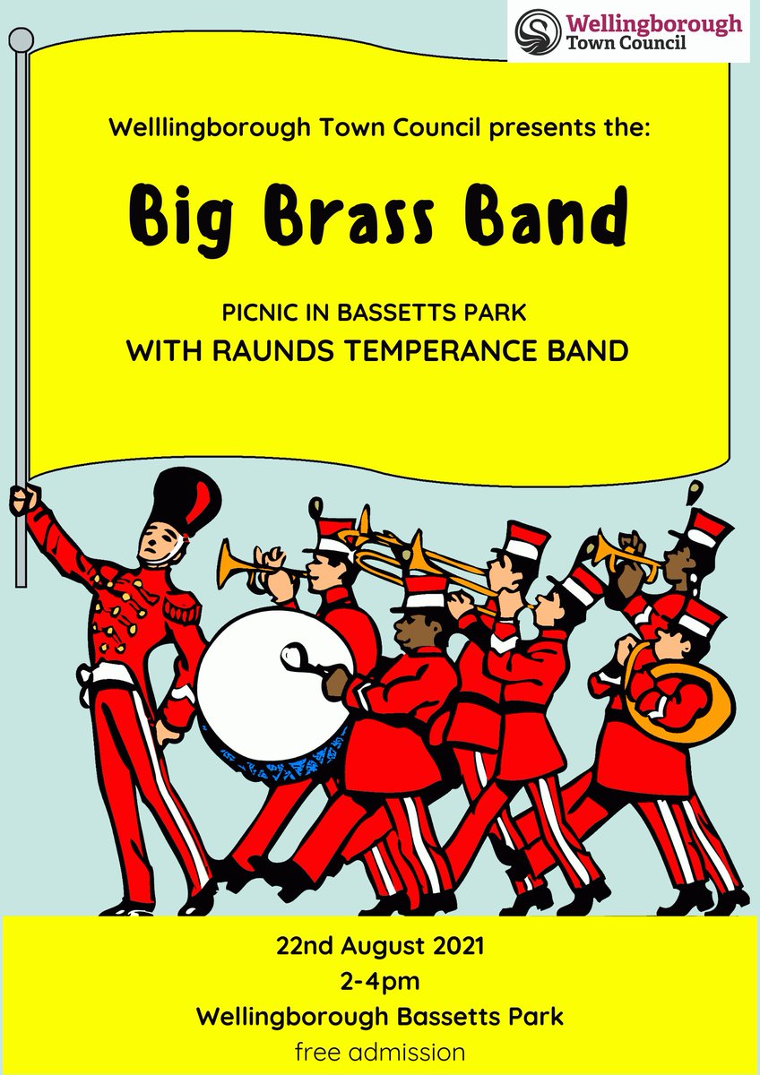 Come along to Bassetts Park next Sunday to enjoy brass band music 2-4pm