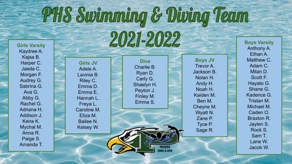Prosper Swim Dive Congratulations Are In Order See You All At Meet The Eagles Tonight Hwpo Weareprosper