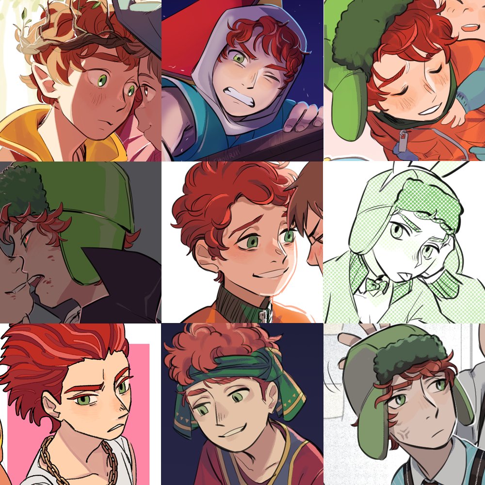 was compiling my cute cartmans and ended up doing the same for all the main 4 
