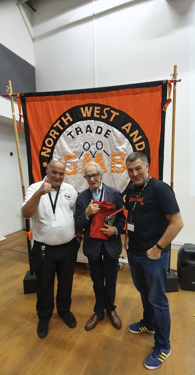 <a href="/KenLoachSixteen/">Ken Loach & Sixteen Films</a> is one the greatest ever campaigners against social injustice. He's rightly revered by many trade unionists &amp; working class people. Meeting him to discuss the fight against food poverty was one of our proudest moments.Thanks Ken,a working class hero #RightToFood