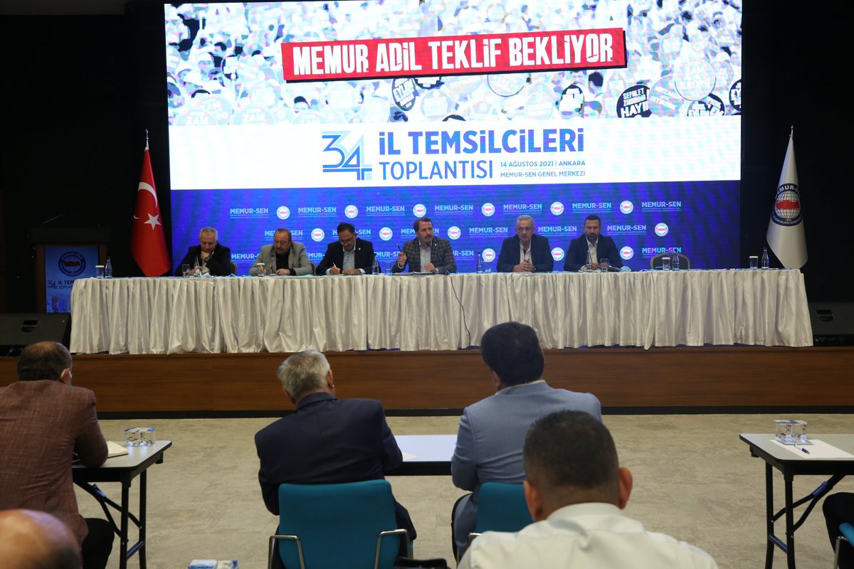 MemurSenKonf's tweet photo. Memur-Sen 34. İl Temsilcileri Toplantısı, 6. Dönem Toplu Sözleşme gündemiyle Memur-Sen Genel Merkezinde başladı.

#MemuraAdilTeklifGelmeli https://t.co/w0t5lHPRRf