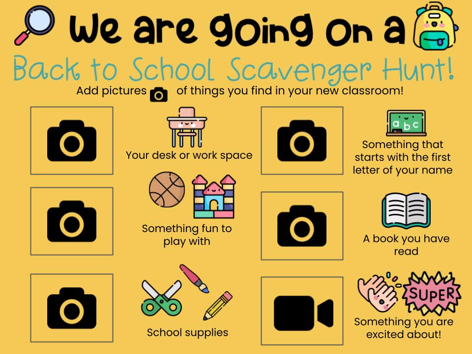 Welcome Ss to the classroom &amp; teach basic <a href="/Seesaw/">Seesaw</a> skills w this #BacktoSchool 🍎📚✏️Scavenger Hunt 🔎activity ➡️ app.seesaw.me/pages/shared_a… You can also grab the Google Slides to adapt for your classroom ➡️ bit.ly/3m5c2tM #SeesawCertifiedEducator #BPSLearns #MTEdChat
